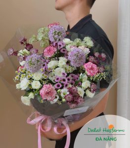 Bó hoa tặng sinh nhật - Shop hoa Đà Nẵng Dalat Hasfarm
