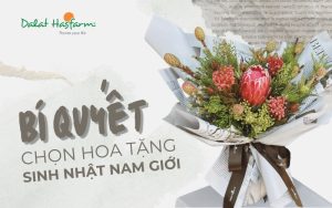 Bí quyết chọn hoa tặng sinh nhật nam giới