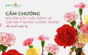 Cẩm Chướng Nguồn gốc, đặc điểm và biểu tượng cho tình mẫu tử