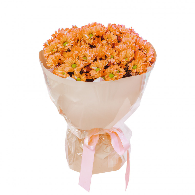 Bó Hoa Nắng Ấm Dịu Dàng 457 - Hoa Cúc nhánh màu cam