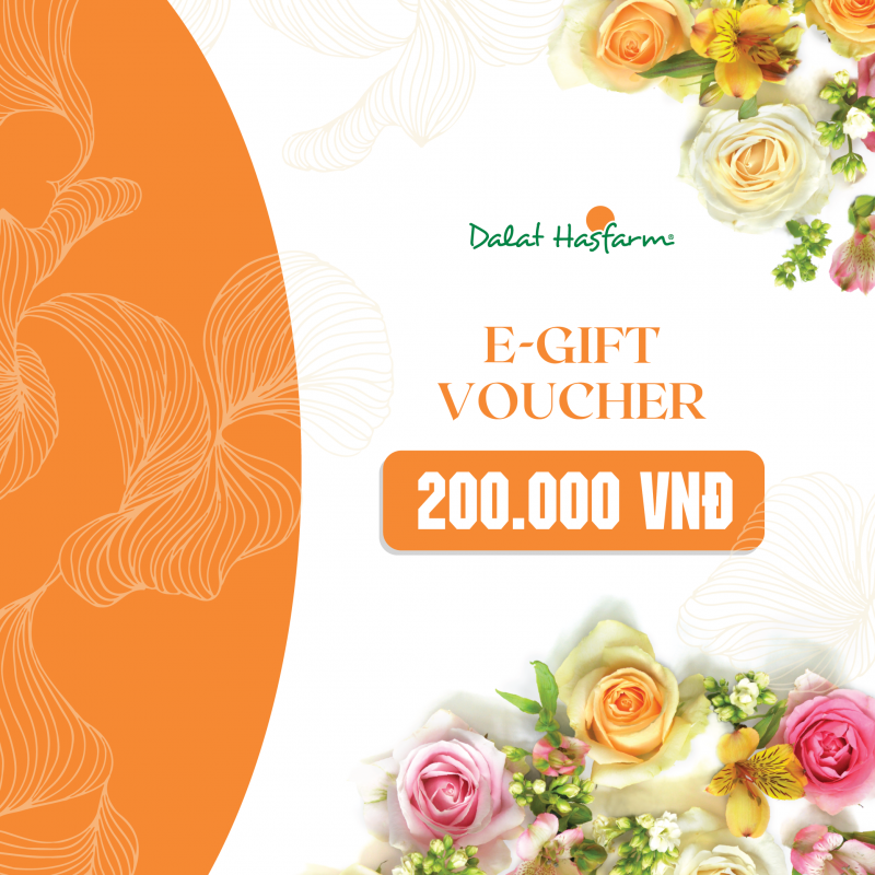 Phiếu quà tặng điện tử Dalat Hasfarm 200.000đ