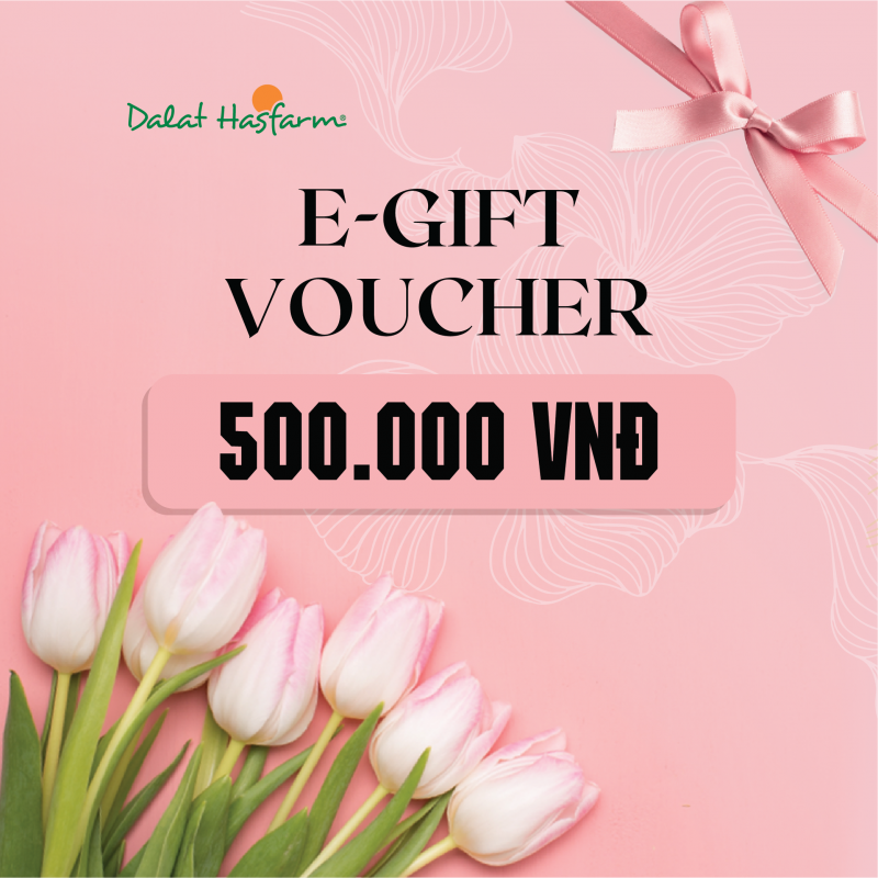 Phiếu quà tặng điện tử Dalat Hasfarm 500.000đ