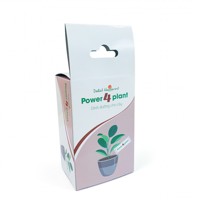 Power 4 Plant - Dinh Dưỡng Cho Cây là sản phẩm được cung cấp bởi Dalat Hasfarm, bổ sung dưỡng chất cho dòng Cây Xanh, giúp khách hàng có thể tự chăm bón cây tại nhà một cách dễ dàng và nhanh chóng.