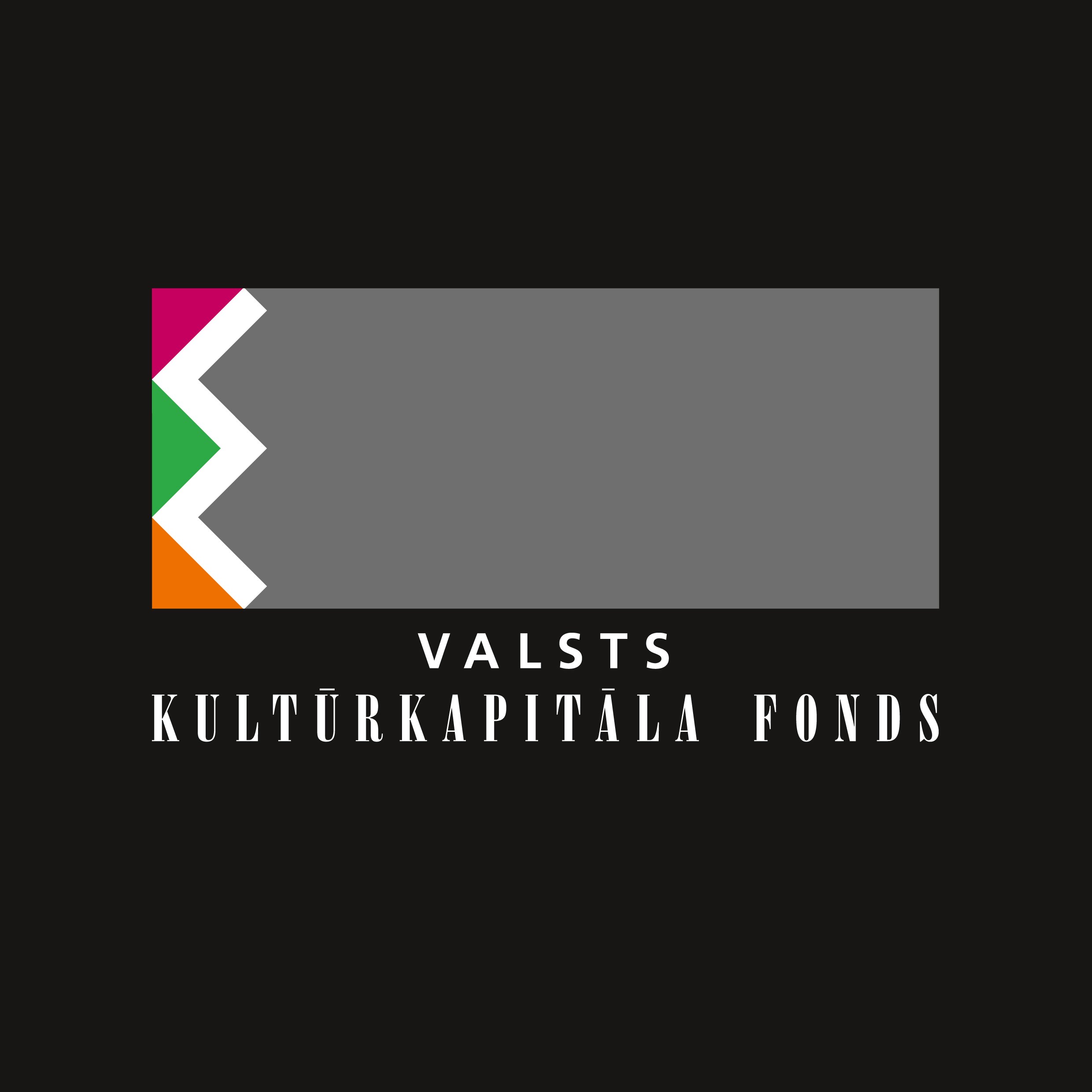 VKKF Valsts kultūrkapitāla fonds. Logo.