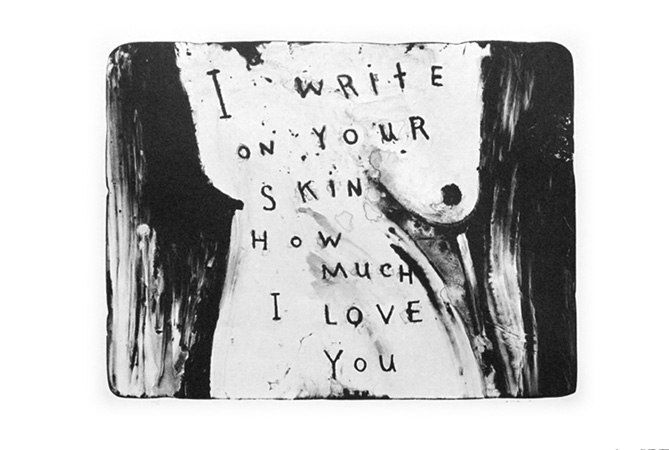 David Lynch: I Write on Your Skin How Much I Love You