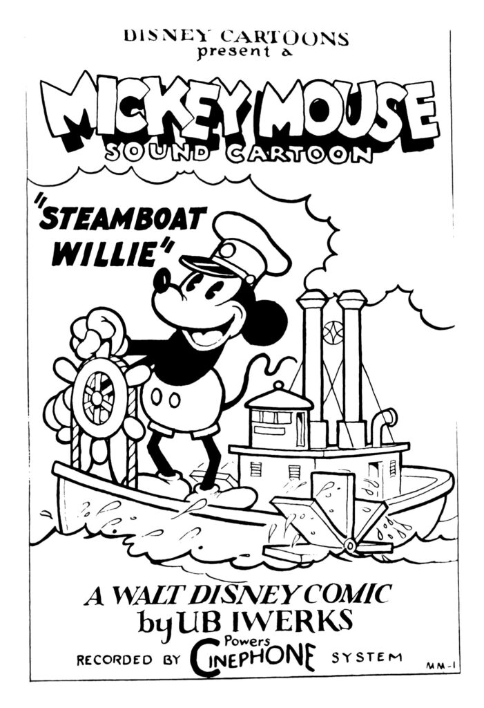 "Tvaikonis Villijs" (1928) plakāts.