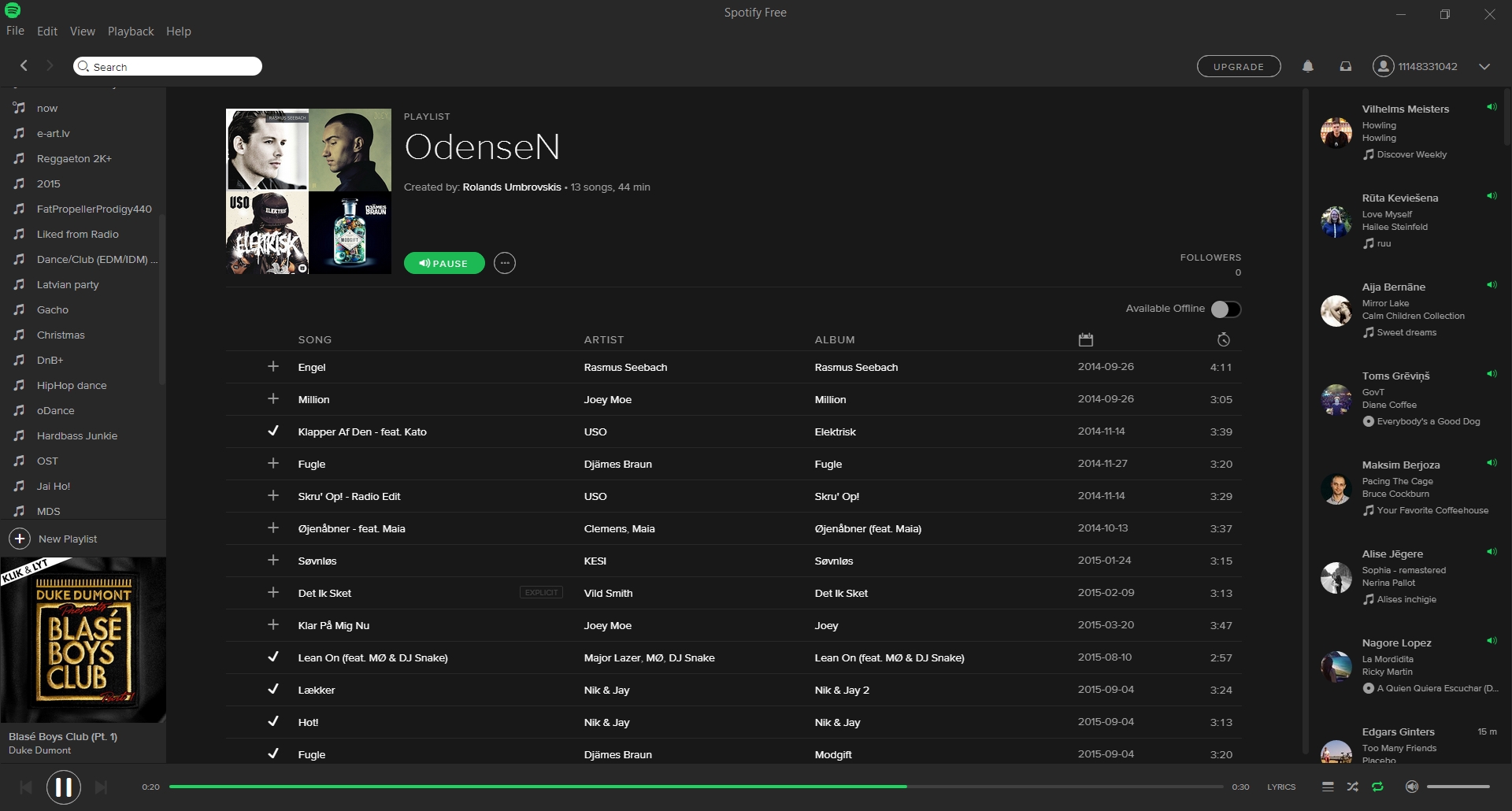 Spotify dizains uz Windows 10 2015-10-05 18:02