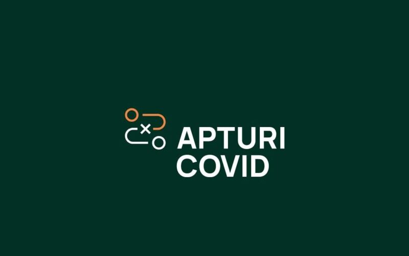 Apturi COVID mobilā lietotne.