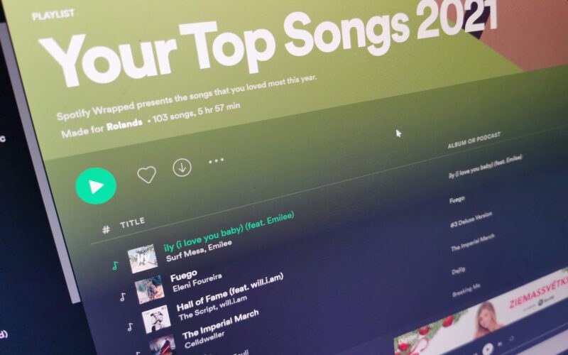 Spotify Wrapped 2021