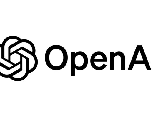 OpenAI logo ar tekstu