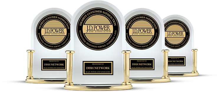 DISH is ranked #1 in Customer Satisfaction by J.D. Power and our customers for the 4th year in a row.