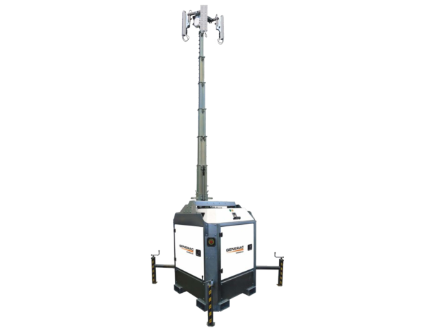 Mobile Light Tower | 4.2kW | Diesel | 27.5 ft | 320W LED - Model CUBE