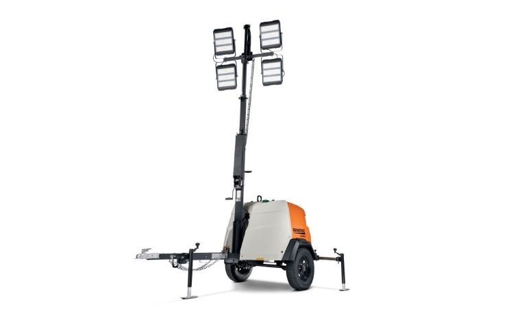 Mobile Light Tower | 2.4kW | Diesel | 23 ft | 320W LED - Model MLTS-K LED