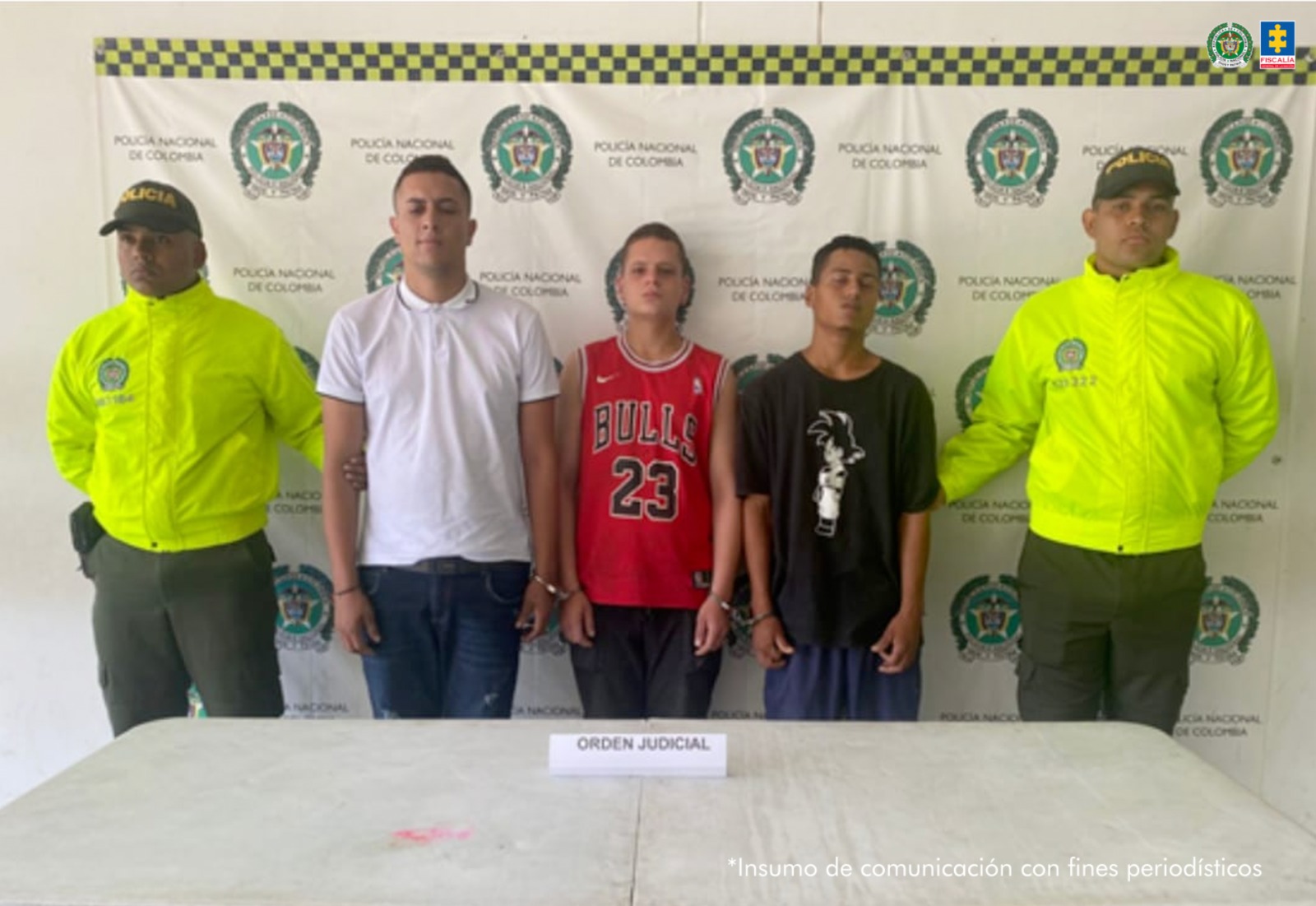 Banda señalada de hurto a motocicletas en Buga y Yotoco