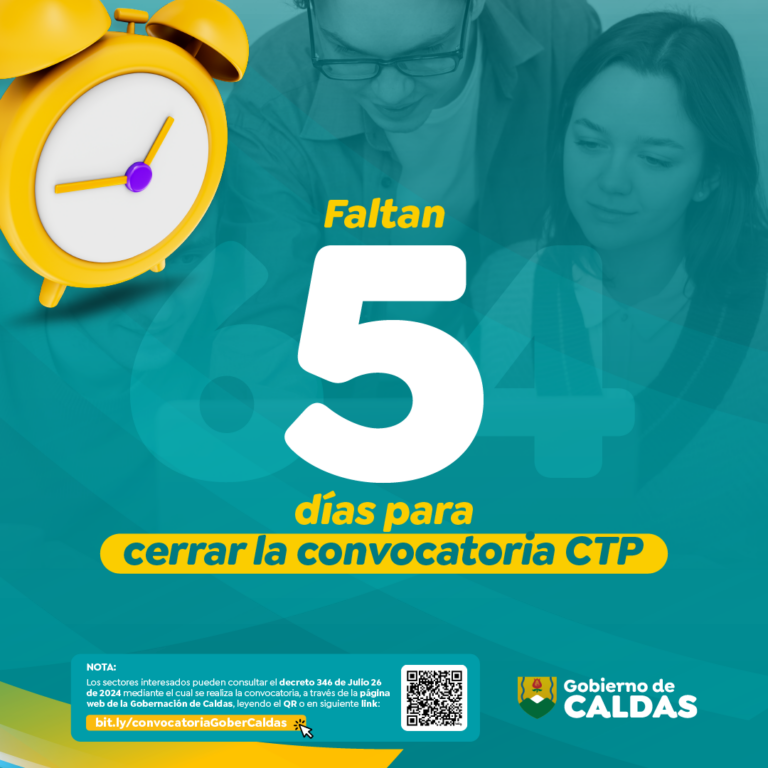 Faltan 5 días para postular ternas al Consejo Territorial de Planeación de Caldas – Frontera Informativa