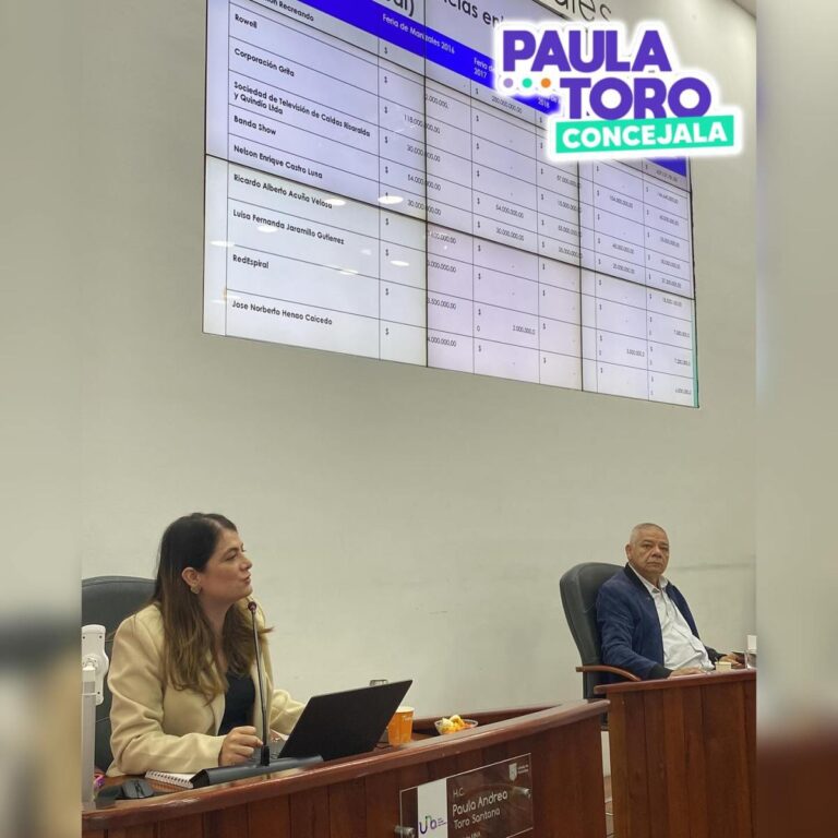 Paula Toro, concejala de Manizales – Frontera Informativa