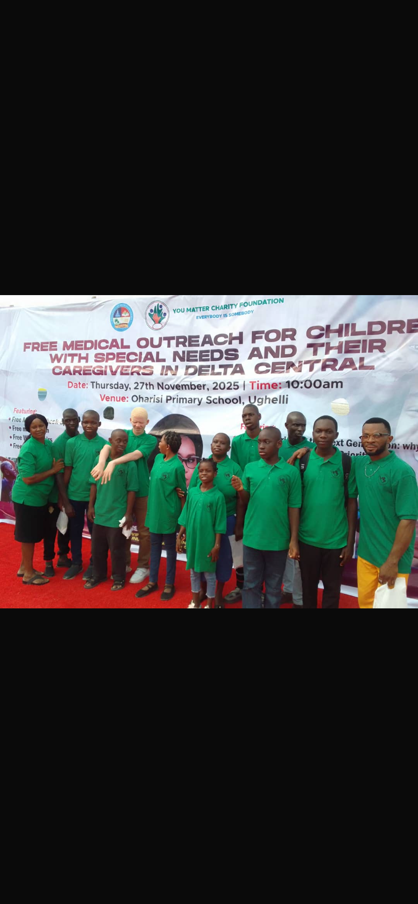 Free Medical Outreach for Children with Special Needs in Delta Central