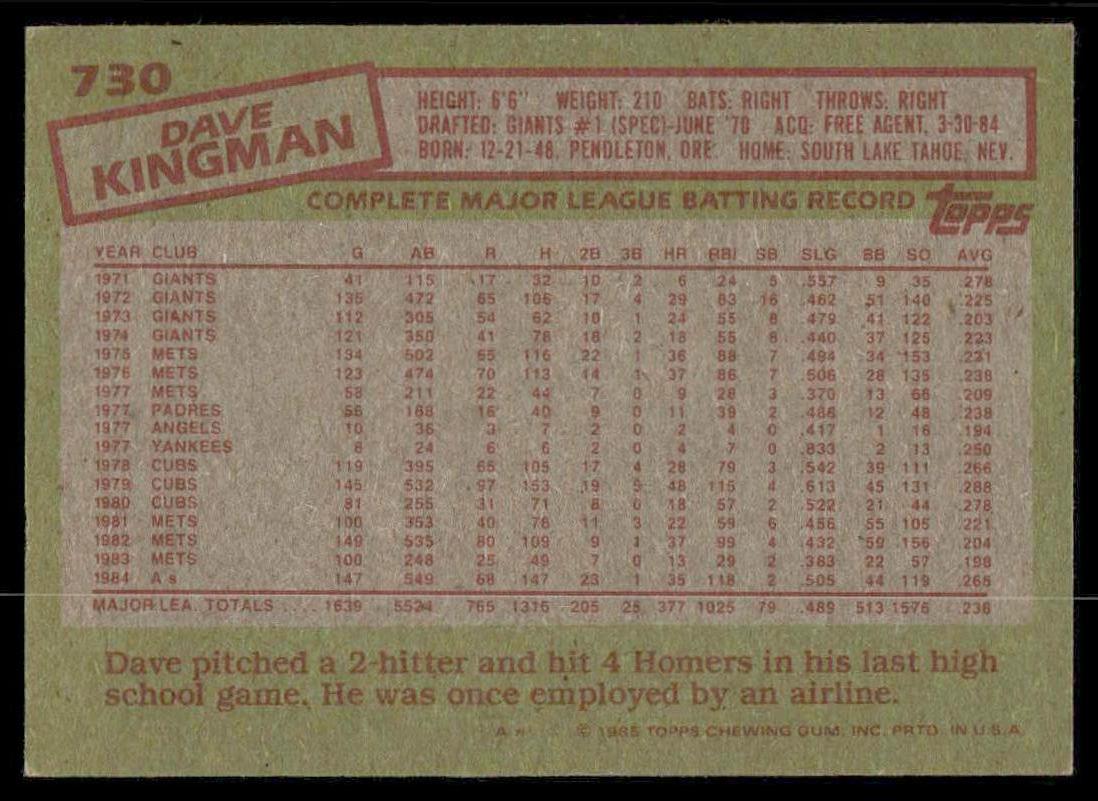 Topps Baseball 1985 (elige tu tarjeta) - Imagen 30 de 40