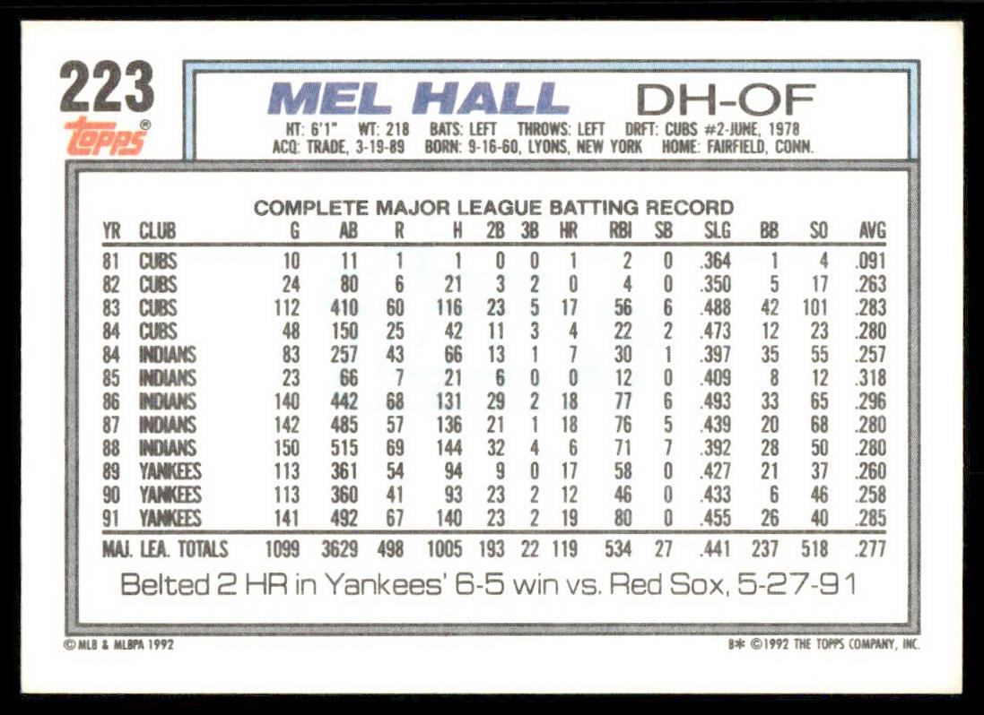 1992 Topps Baseball (Pick Your Card) - Picture 22 of 86