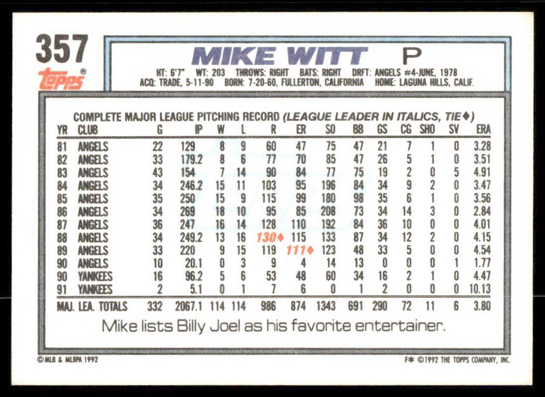 1992 Topps Baseball (Pick Your Card) - Picture 40 of 86