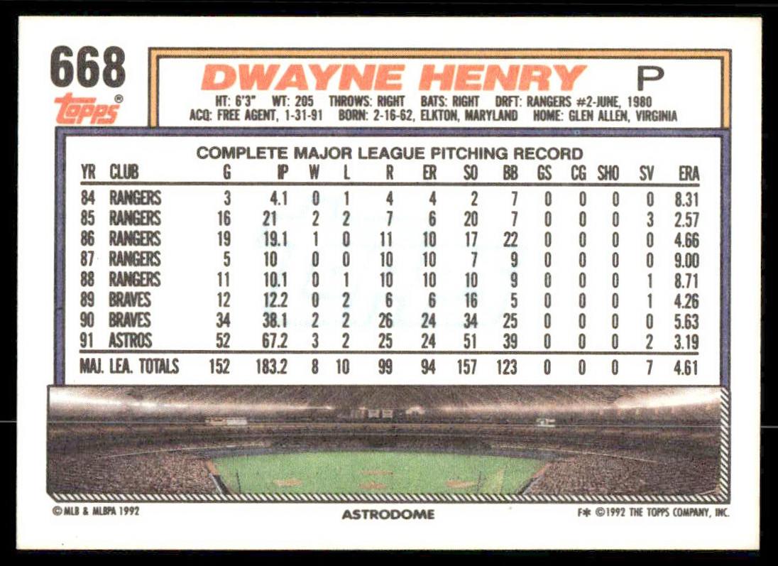 1992 Topps Baseball (Pick Your Card) - Picture 72 of 86