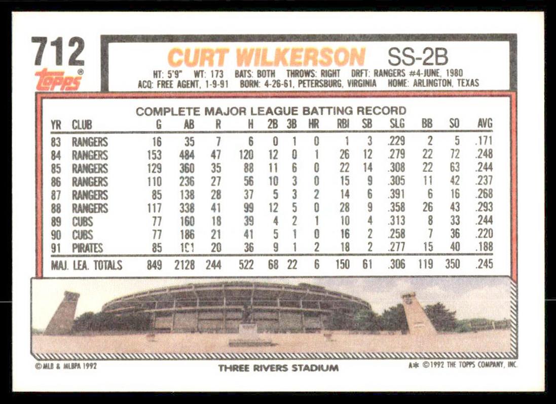 1992 Topps Baseball (Pick Your Card) - Picture 78 of 86