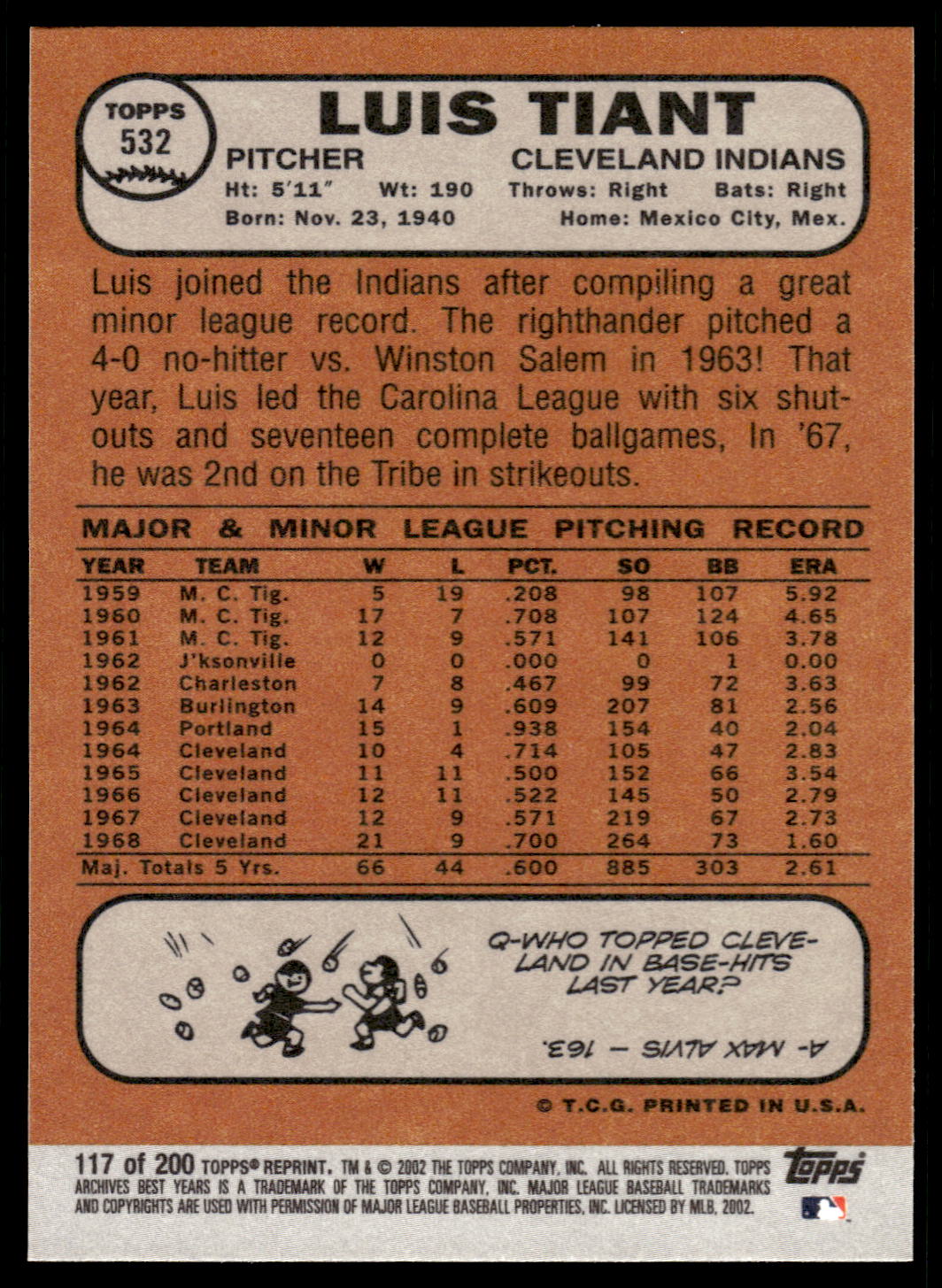 Topps Archives Baseball 2002 scegli la tua carta - Foto 42 di 56