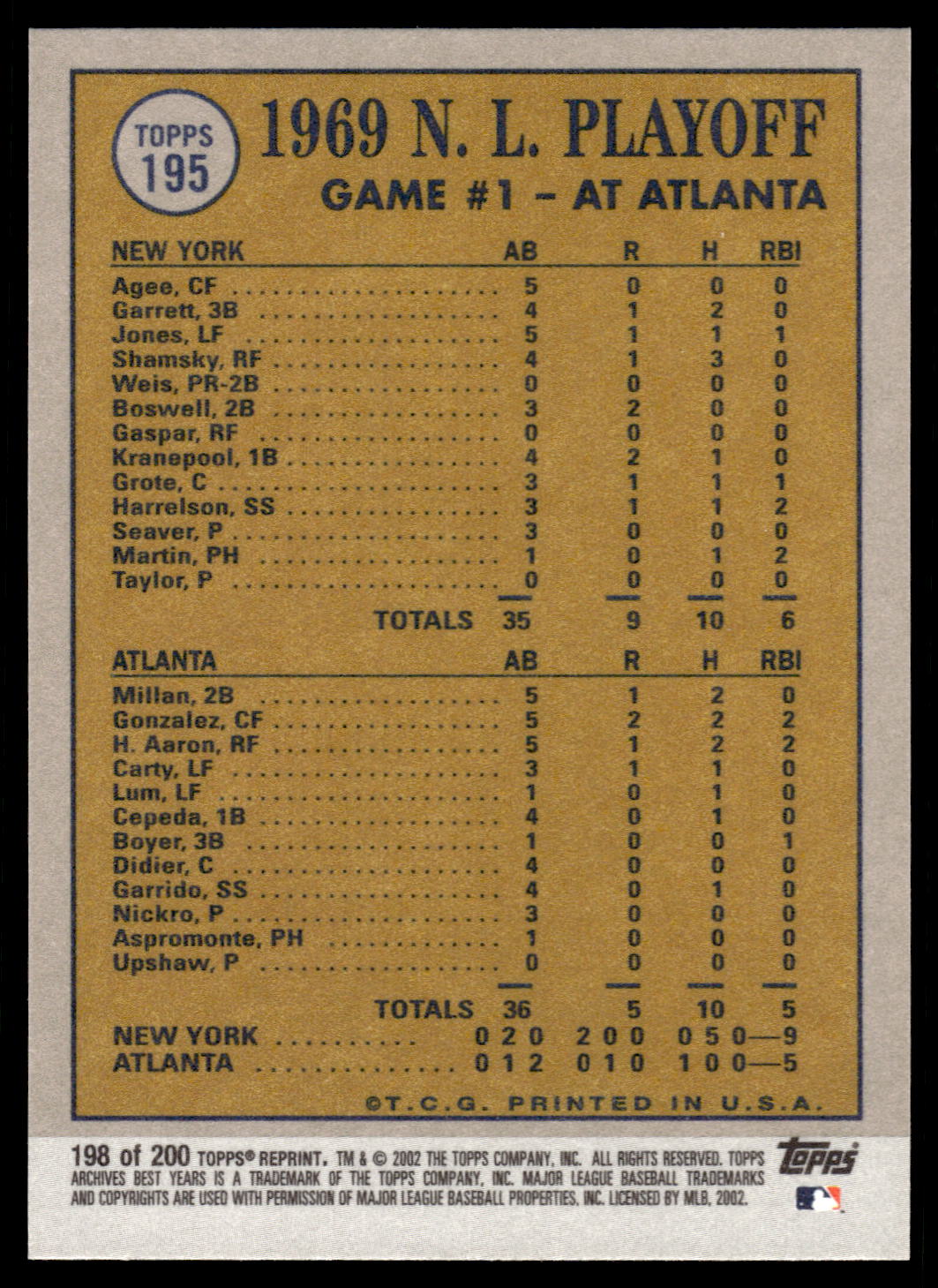 Topps Archives Baseball 2002 scegli la tua carta - Foto 56 di 56