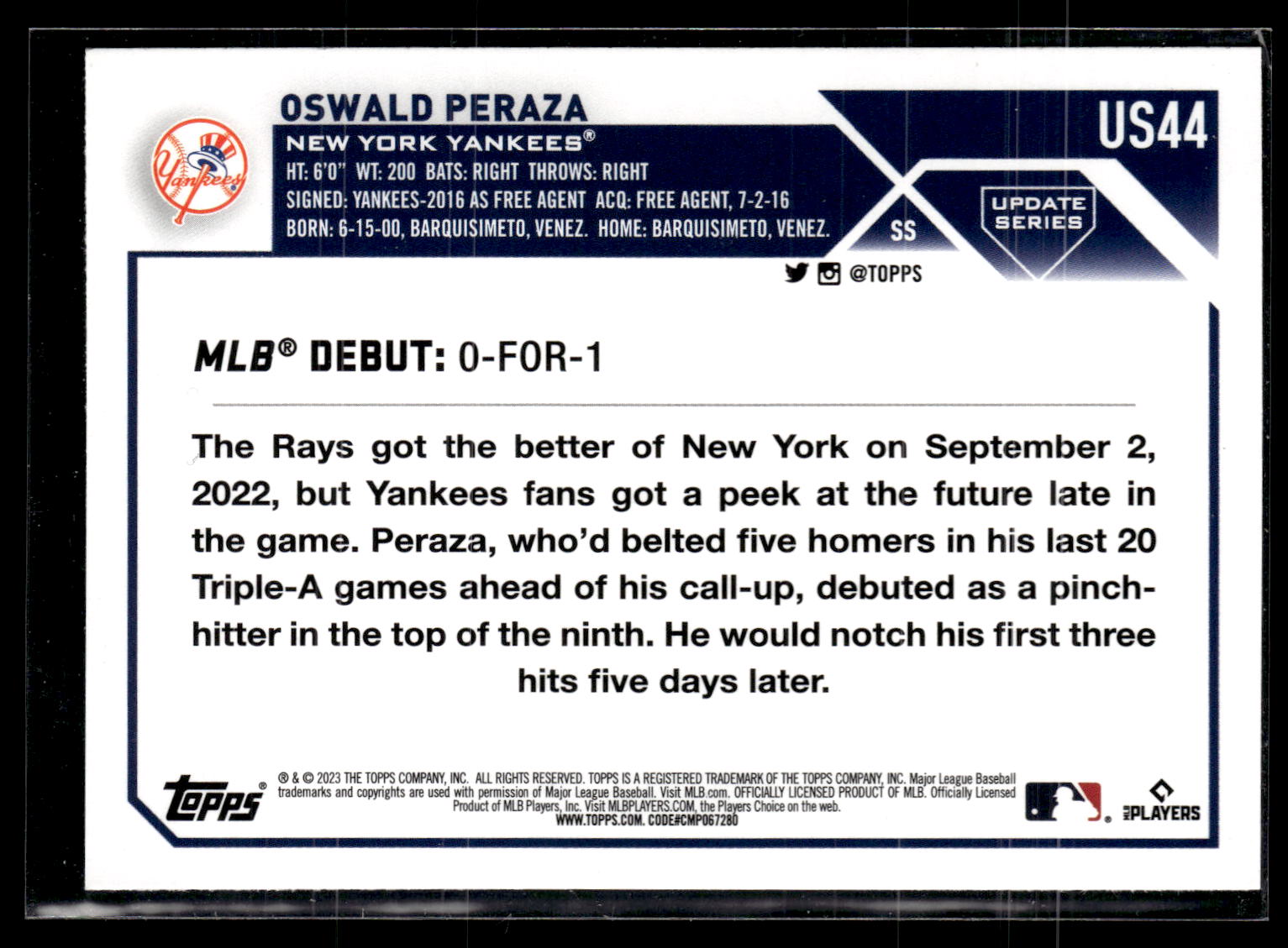 2023 Topps Update Pick Your Card - Bild 268 von 342