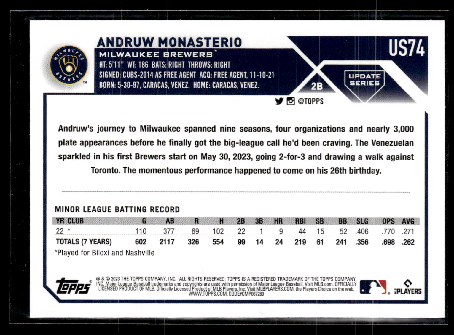 2023 Topps Update Pick Your Card - Bild 272 von 342