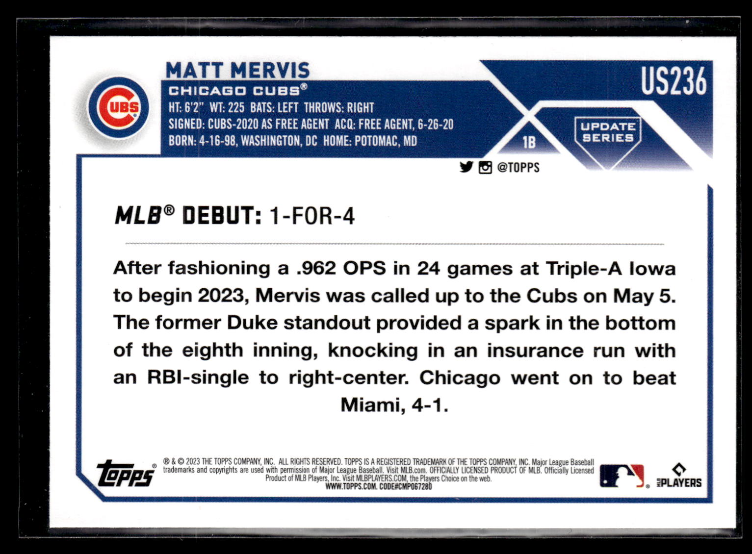 2023 Topps Update Pick Your Card - Bild 304 von 342