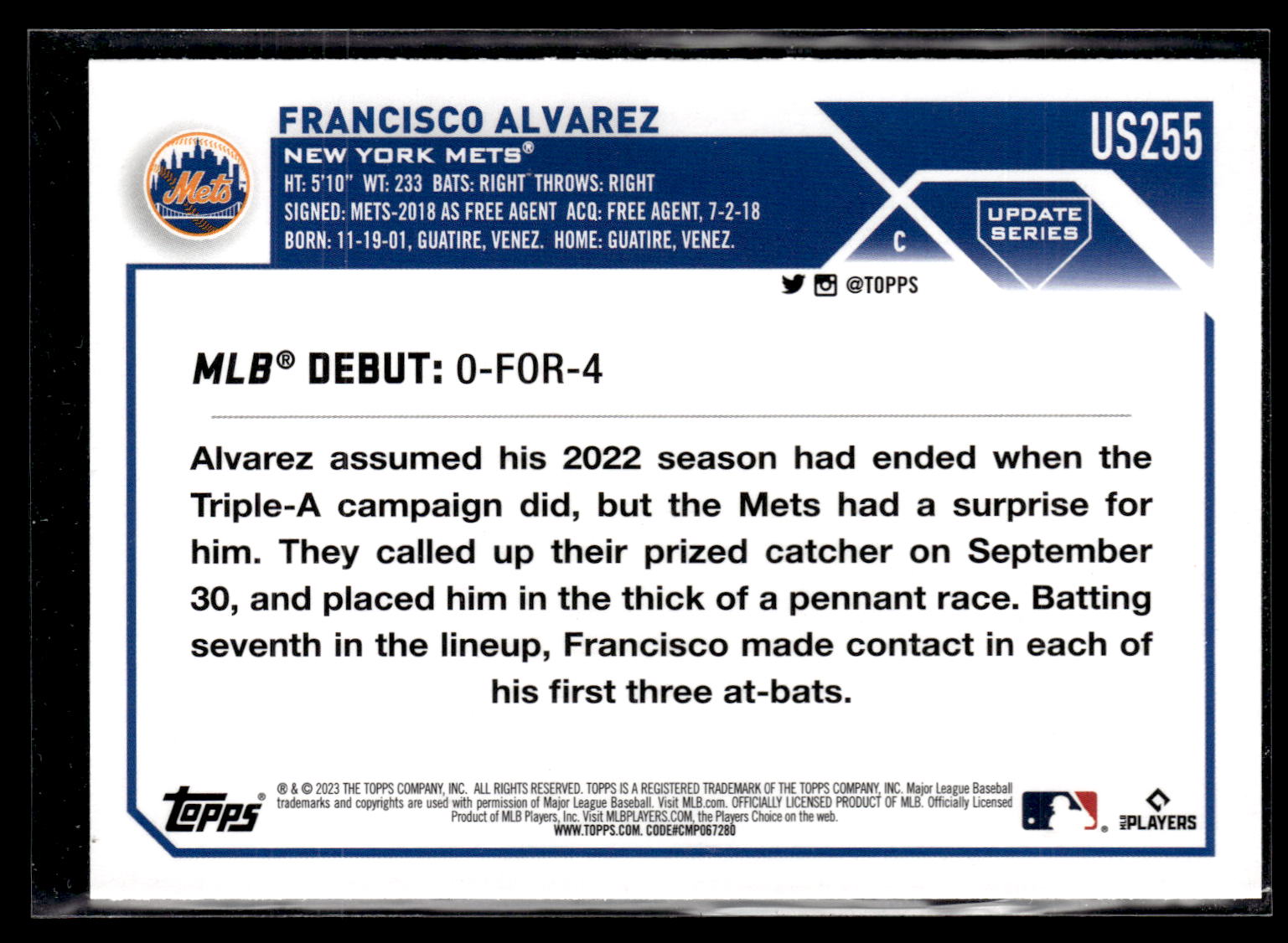 2023 Topps Update Pick Your Card - Bild 310 von 342