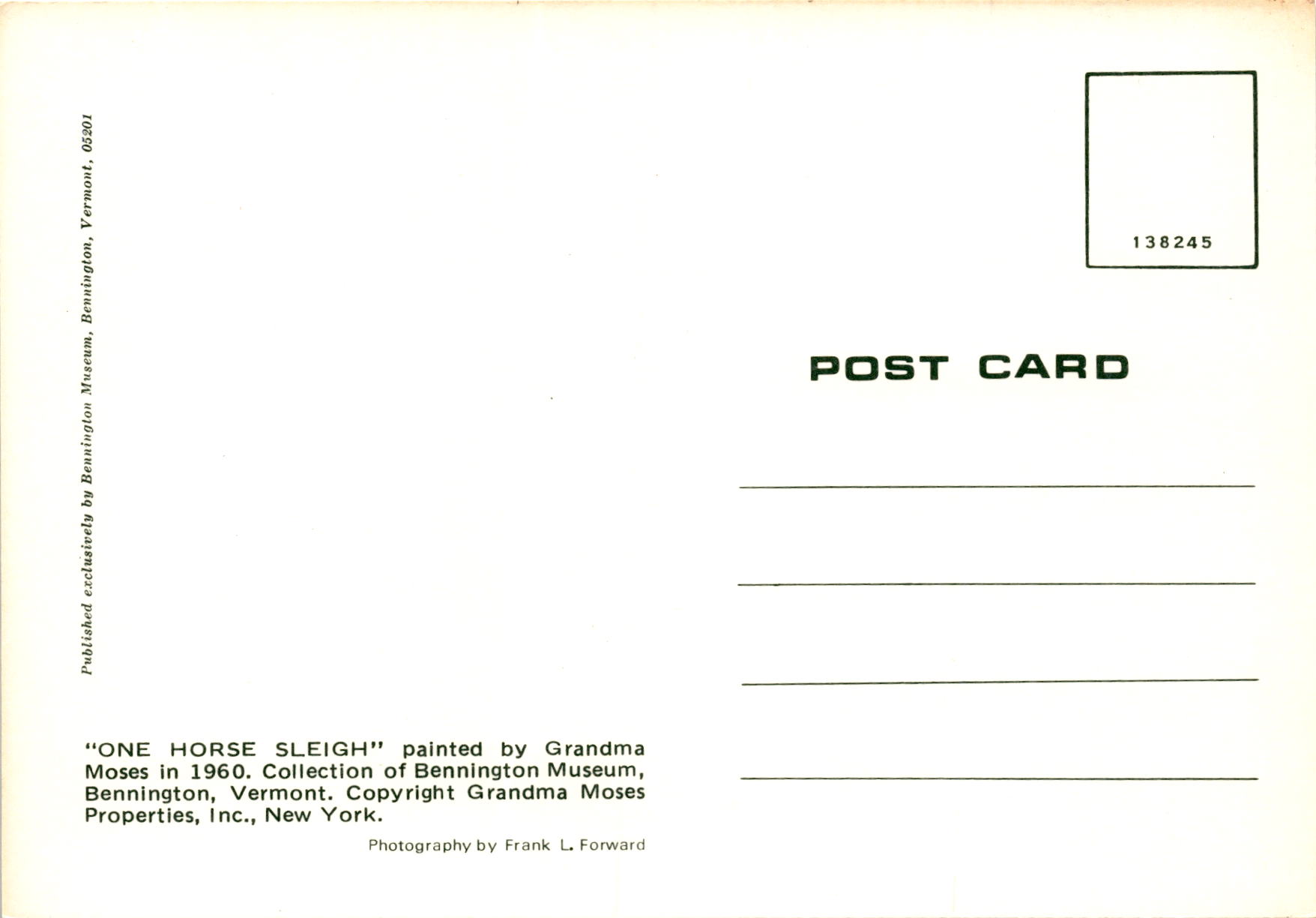 Back of Postcard