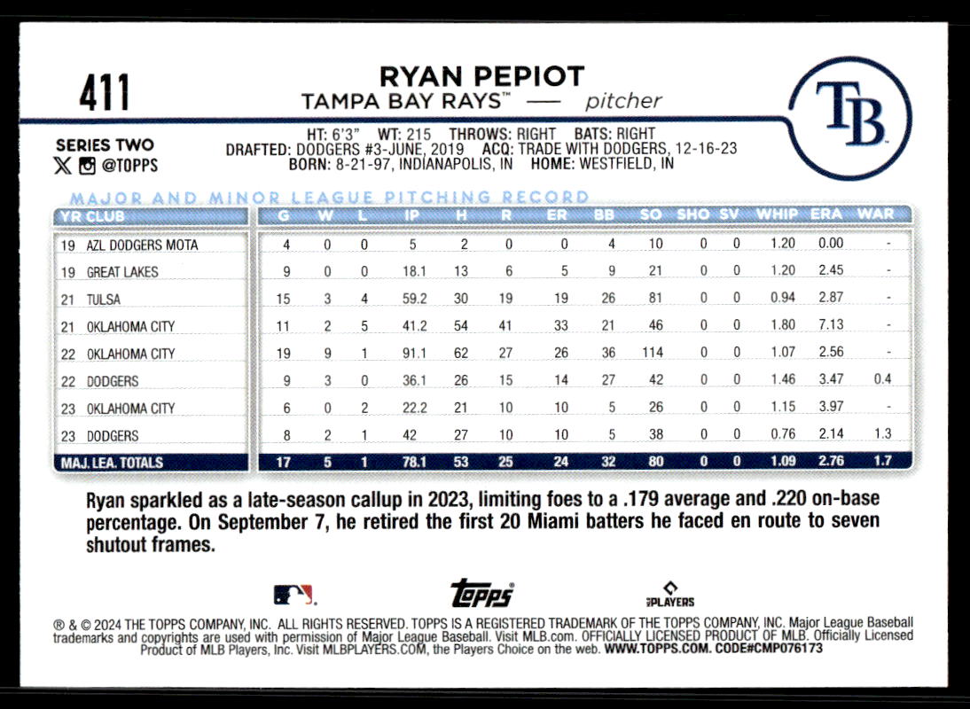 2024 Topps Series 2 AQUA Parallel - You Pick / Complete your Set! - Picture 71 of 377