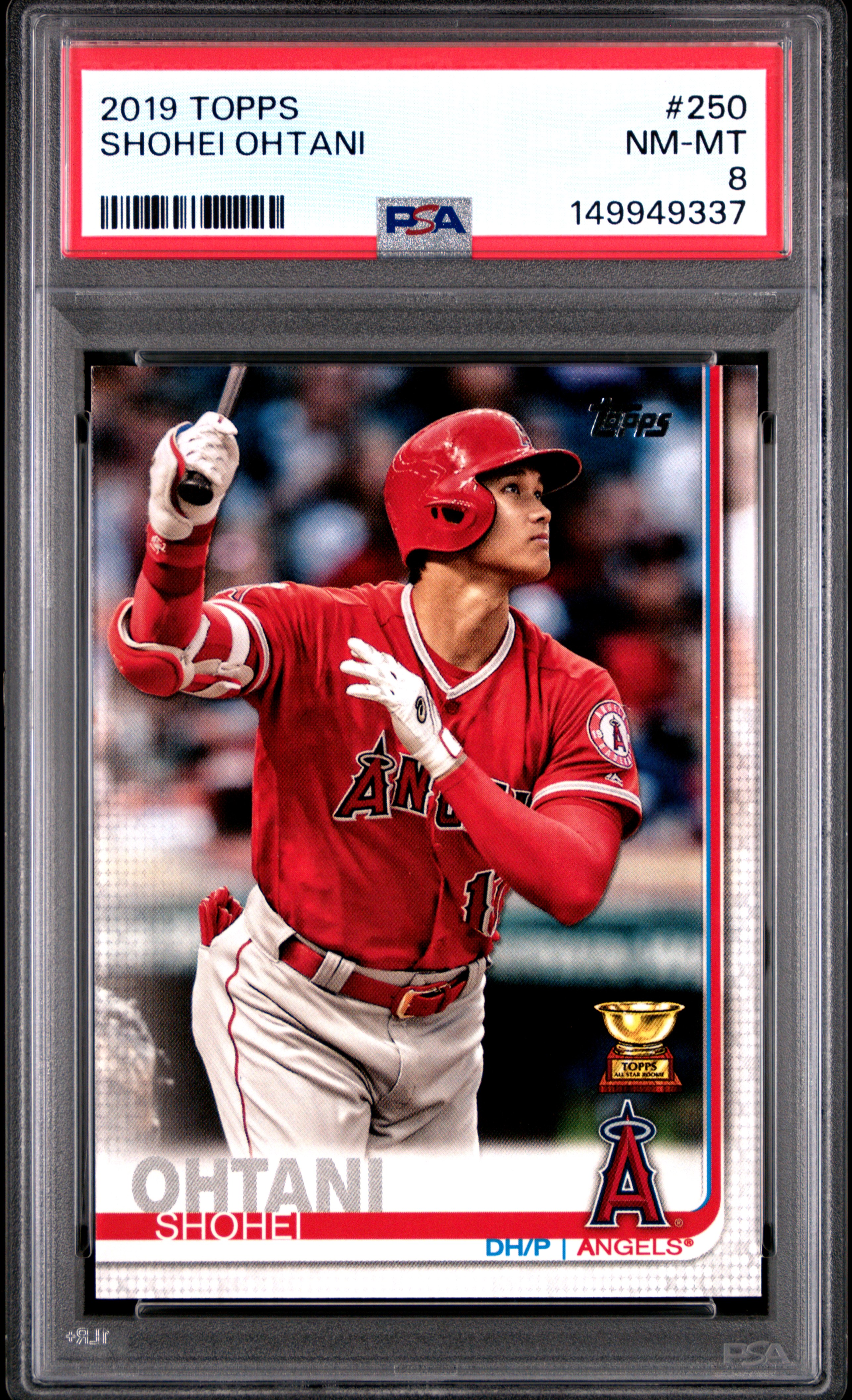 Shohei Ohtani 2019 Topps #250 Rookie Cup PSA 8 - Picture 1 of 2