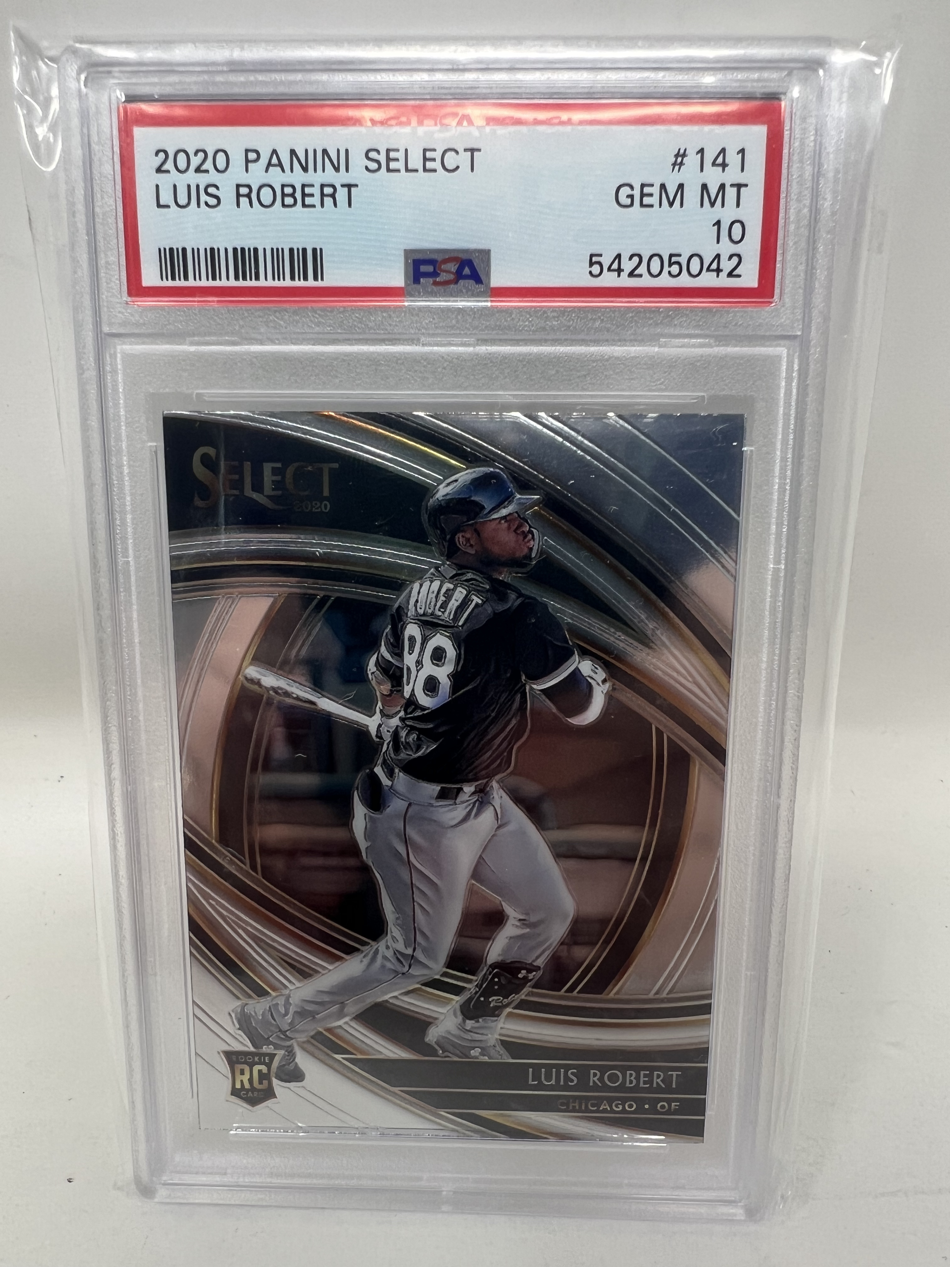 Luis Robert 2020 Panini Select #141 Rookie PSA 10 - Picture 1 of 1