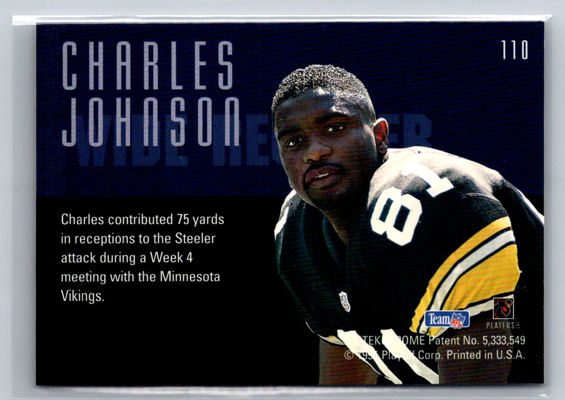 1995 Playoff Contenders #110 Charles Johnson - Picture 2 of 2