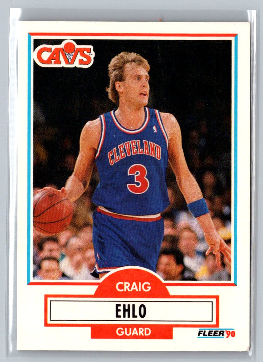 1990-91 Fleer #32 Craig Ehlo NBA Cavaliers - Picture 1 of 2