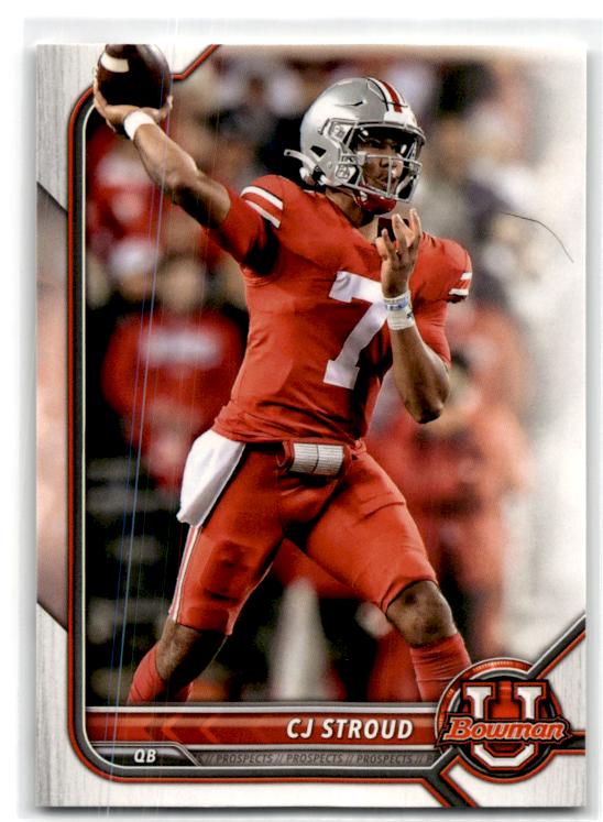 2021-22 Bowman University #90 C.J. Stroud Ohio State Buckeyes
