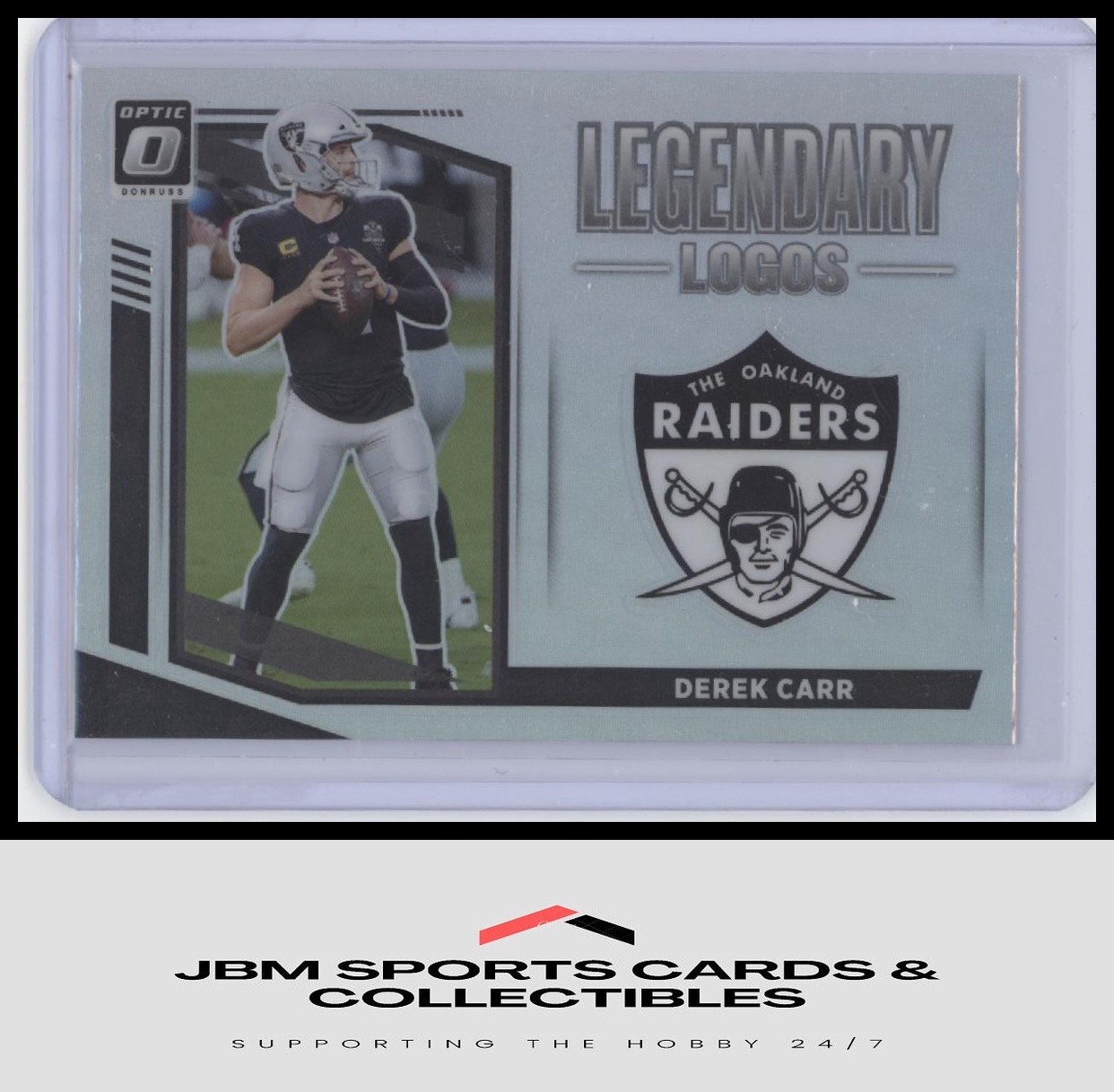 2021 Donruss Optic #LL-11 Derek Carr Legendary Logos