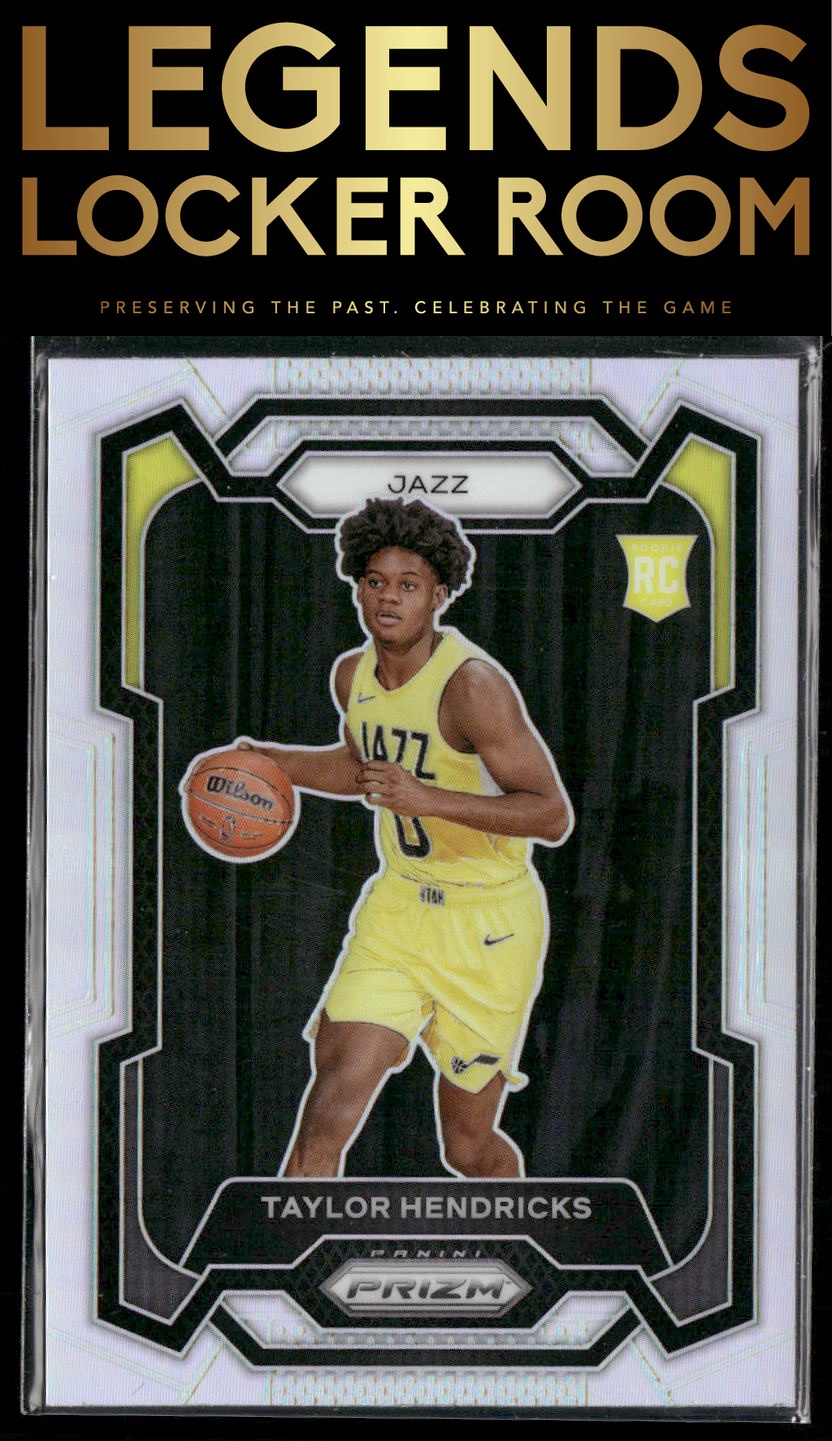 2023-24 Panini Prizm #161 Taylor Hendricks Prizms Silver