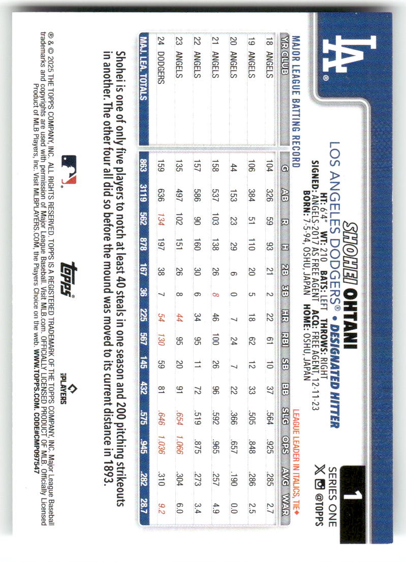2025 Topps Baseball Series 1 (1-175) ** COMPLETE YOUR SET ** NM WITH SCANS - Picture 4 of 352