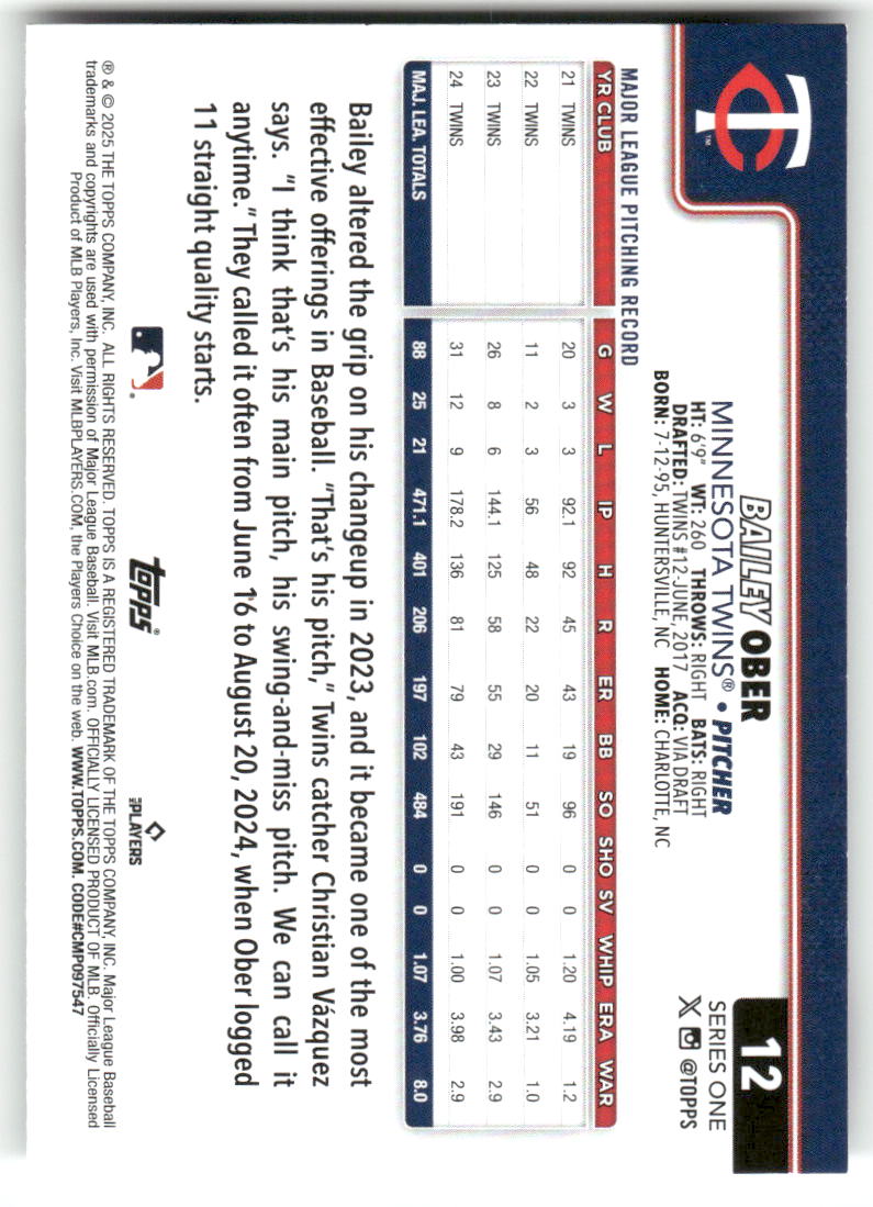 2025 Topps Baseball Series 1 (1-175) ** COMPLETE YOUR SET ** NM WITH SCANS - Picture 26 of 352
