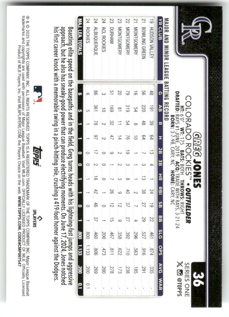 2025 Topps Baseball Series 1 (1-175) ** COMPLETE YOUR SET ** NM WITH SCANS - Picture 74 of 352