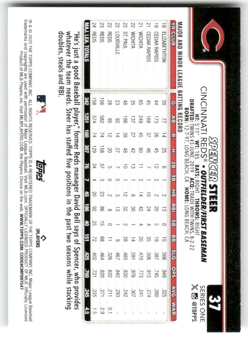 2025 Topps Baseball Series 1 (1-175) ** COMPLETE YOUR SET ** NM WITH SCANS - Picture 76 of 352