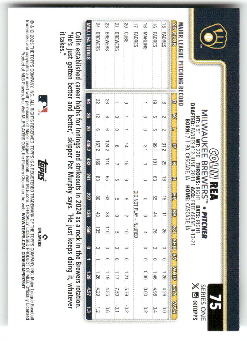 2025 Topps Baseball Series 1 (1-175) ** COMPLETE YOUR SET ** NM WITH SCANS - Picture 152 of 352