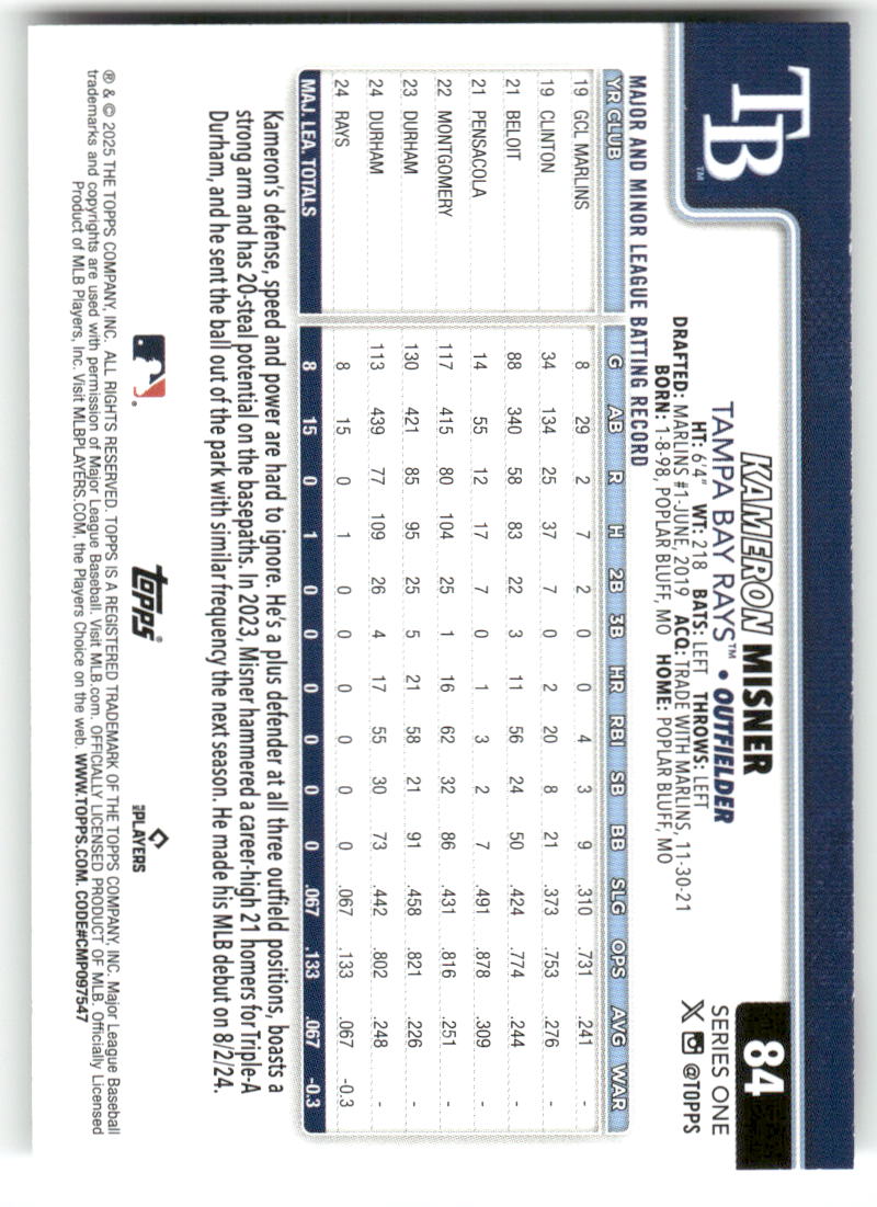 2025 Topps Baseball Series 1 (1-175) ** COMPLETE YOUR SET ** NM WITH SCANS - Picture 170 of 352