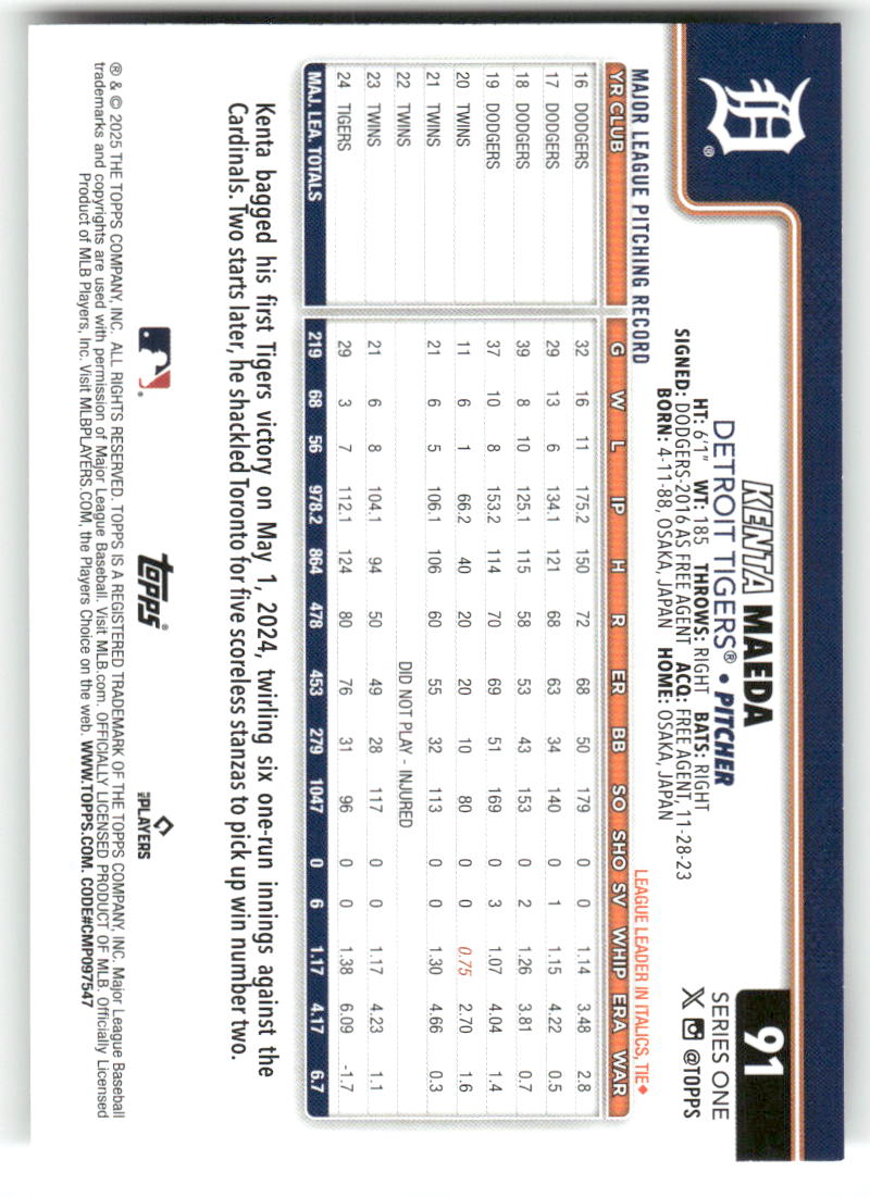 2025 Topps Baseball Series 1 (1-175) ** COMPLETE YOUR SET ** NM WITH SCANS - Picture 184 of 352