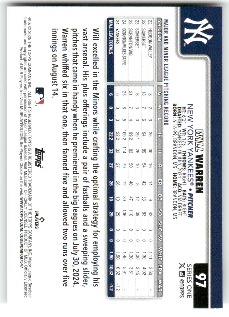 2025 Topps Baseball Series 1 (1-175) ** COMPLETE YOUR SET ** NM WITH SCANS - Picture 196 of 352