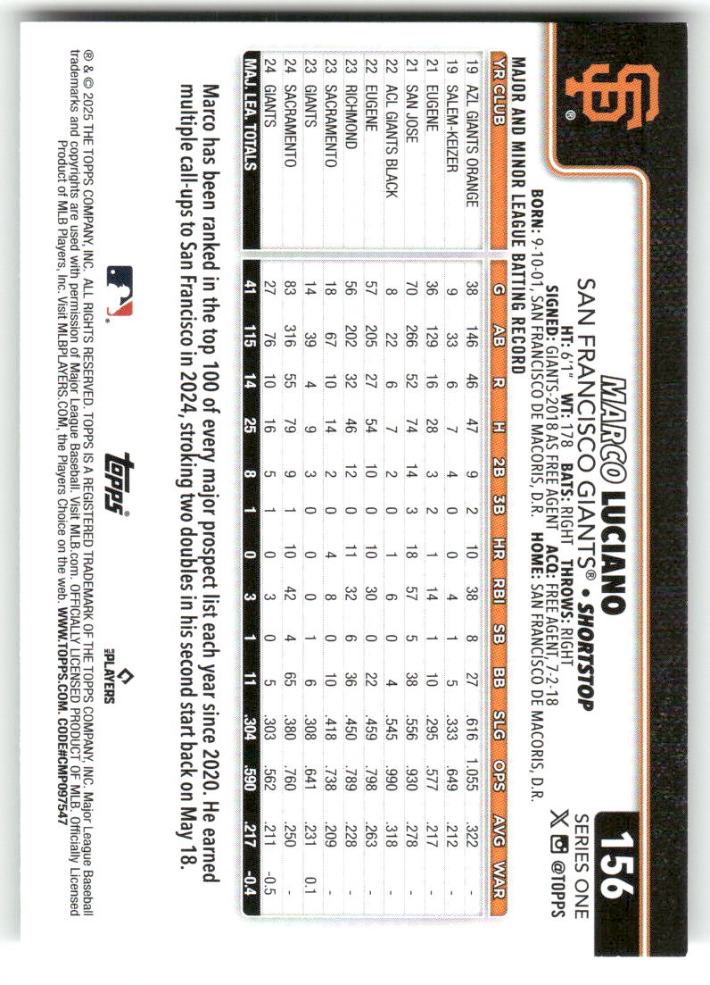 2025 Topps Baseball Series 1 (1-175) ** COMPLETE YOUR SET ** NM WITH SCANS - Picture 314 of 352